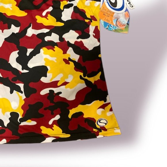 Multi Colored Camo Sport Tank Top - Picture 2 of 7